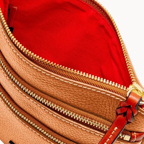 Dooney & Bourke - Pebble Grain Triple Zip Crossbody - Picture 3 of 5